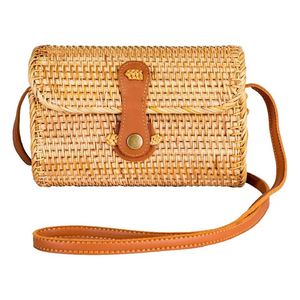 Borsa tote in carta tailandese, in rafia marocchina, per stoccaggio, borse a tracolla originali, borse con fiocco, borsetta con cappello, cesto naturale per Pedro Woven Buri - Product Image 1