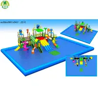 Children's Playground Water Slide, Swimming Pool