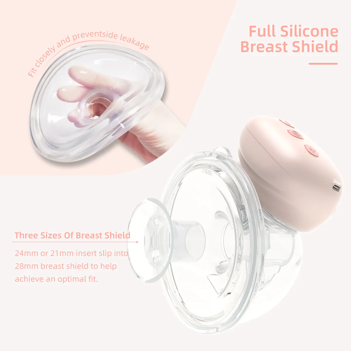 Dubbele Zuig Baby Feeder Pijnloos Zuigen Siliconen Handsfree Elektrische Draadloze Draagbare Borstkolf