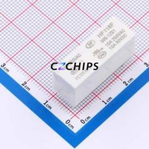 HF118F/005-1ZS1 Power Relay Through hole,10.1x28.5mm Relay 5V 1 Changeover: 1C (SPDT-Changeover)::: 5 10A-250VAC/10A-30VDC - Product Image 1