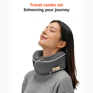 Vente directe d'usine en gros, logo personnalisé, sac de voyage en mousse à mémoire de forme en tissu, sac de voyage en forme de U, portable, écologique, lavable - Product Image 1