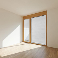 Persianas de ventana inalámbricas de apertura superior con sombreado completo de nuevo diseño con tira opaca, sin herramientas, persianas de nido de abeja, persianas celulares