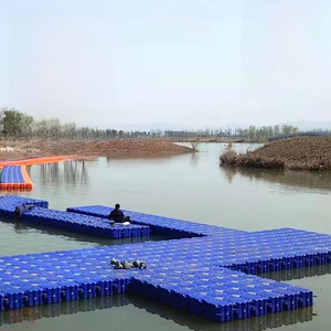 Популярный модульный плавучий док для гидроциклов и лодок из HDPE, изготовленный методом выдувного формования, в наличии - Product Image 6