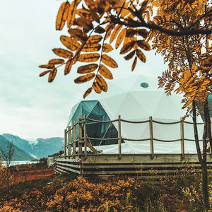 Tienda de cúpula geodésica de 6M a prueba de PVC de lujo para cúpulas comerciales personalizadas Glamping - Product Image 5