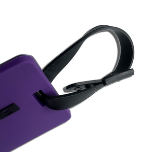 Vendeur chaud conçu étiquettes de bagage étiquettes carrées imprimées en caoutchouc PVC Silicone <span class=keywords><strong>pour</strong></span> étiquette en tissu de vêtement - Product Image 4