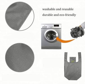 Bolsa de Compras Plegable, Lavable, de Poliéster, Reutilizable, al por Mayor en China, Precio de Fábrica - Product Image 5