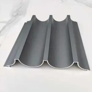 Hojas de pared de aluminio corrugado, nuevo diseño, PVDF