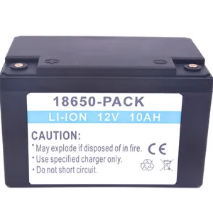 도매 INR 10Ah 12V 18650 배터리 팩 큰 용량 ICR 리튬 충전식 배터리 전원 도구