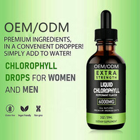 Vente en gros OEM, Marque privée, en vrac : Sirop aqueux, Complément Splina en vrac 6000 mg, Gouttes de menthe, Chlorophylle liquide