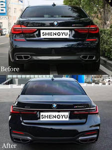 Kit de carrocería para <span class=keywords><strong>BMW</strong></span> 7 series G11 G12 2016-2018 actualización a 19-22 Sport Style contiene parachoques de coche faro capó guardabarros falda lateral - Product Image 6