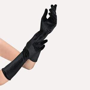 Gants longs de soirée en velours élé<span class=keywords><strong>gant</strong></span> MIO pour femmes et filles pour un usage quotidien ou nuptial pour les banquets et les fêtes d'opéras - Product Image 3