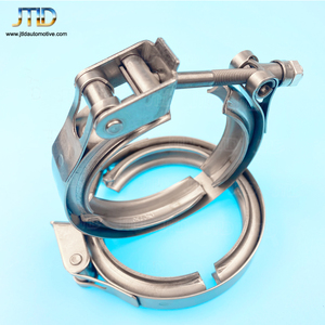 Collier de serrage d'échappement en <span class=keywords><strong>V</strong></span> JTLD 2,5 pouces 63 mm Bride d'échappement Collier de serrage en <span class=keywords><strong>V</strong></span> Collier de serrage de silencieux en <span class=keywords><strong>V</strong></span> - Product Image 1