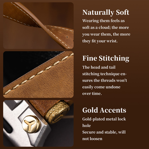 <span class=keywords><strong>Bracelet</strong></span> en <span class=keywords><strong>cuir</strong></span> de vachette de haute qualité avec connecteur de haute précision et <span class=keywords><strong>boucle</strong></span> déployante en acier inoxydable pour <span class=keywords><strong>Apple</strong></span> <span class=keywords><strong>Watch</strong></span> - Product Image 6