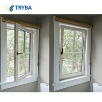 Meilleure vente personnalisée UPVC fenêtre étanche Europe Swing Style cadre en alliage d'aluminium persienne d'écran magnétique en acier inoxydable