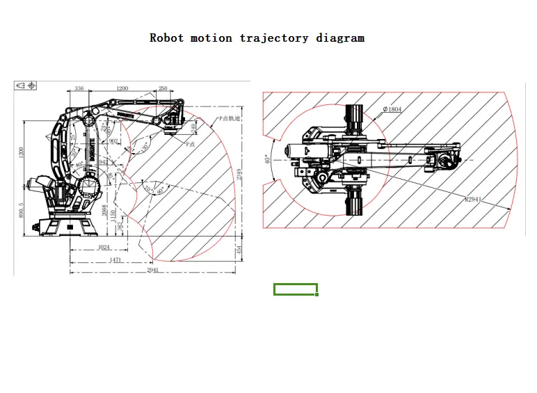 Brazo robótico apilable de cuatro ejes a gran escala BRTIRPZ3030B Robot industrial BORUNTE Robot Arm