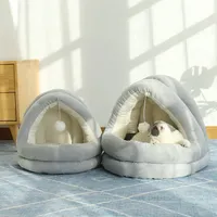 Kleines Haustier Katzen zelt Zwinger Winter Nest Bett Weiche faltbare Hund Isomatte Schutz Bentonit Tier nachhaltig abnehmbar