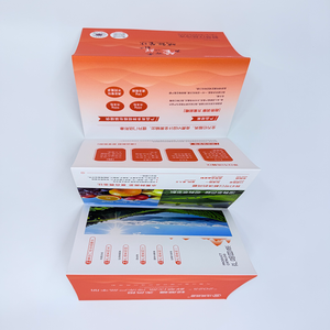 Brochure professionnelle à quatre volets |   Brochure d'entreprise personnalisée avec logo imprimé numériquement, en carton/papier journal, pour événements et expositions - Product Image 3