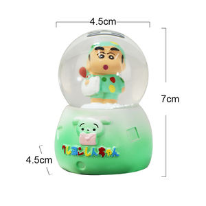 Custom Resin Decoration Crafts Lovely Characters Snow <strong>Globe</strong> with Light <strong>Snowflake</strong> - Product Image 5