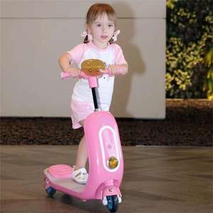 Nouveau type de trottinette pour enfants de grande taille, style moto, trottinette pour enfants à 3 roues, 3-6 ans, trottinette pour bébé, extérieur - Product Image 1