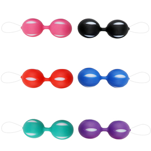 Boules <span class=keywords><strong>de</strong></span> Kegel vibrantes pour femmes, jouets sexuels pour femmes, boules vaginales, poids pour exercices vaginaux, double couleur, intelligentes - Product Image 2