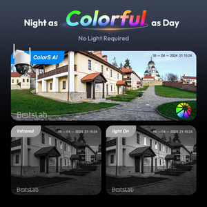 กล้องวงจรปิดกลางแจ้ง Botslab ColorS AI Night Cam W317 2.7K พร้อมระบบมองกลางคืน AI Smart Detection - Product Image 6
