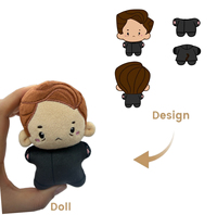 Fabricant d'équipement d'origine Personnalisé 5cm 10cm 15cm 20cm Broderie Étoile de Mer Personnalisée Peluche Personnage Humain Poupée en Peluche Fabricant de Jouets