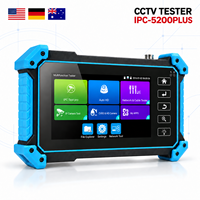 Testeur de caméra CCTV IPC-5200 Plus 8MP SDI HD-SDI 3G-SDI EX-SDI AHD CVI TVI Analogique TDR 180M UTP pour ingénieur CCTV