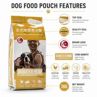 Bolsas de Empaque para Alimentos de Mascotas, Fabricante de Empaques Flexibles, Bolsas Personalizadas Impresas para Alimentos de Mascotas, Bolsas de Fondo Plano