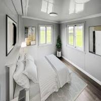 Projet de dortoir modulaire pour parc industriel, dépliage rapide, maison conteneur préfabriquée mobile extensible et étanche