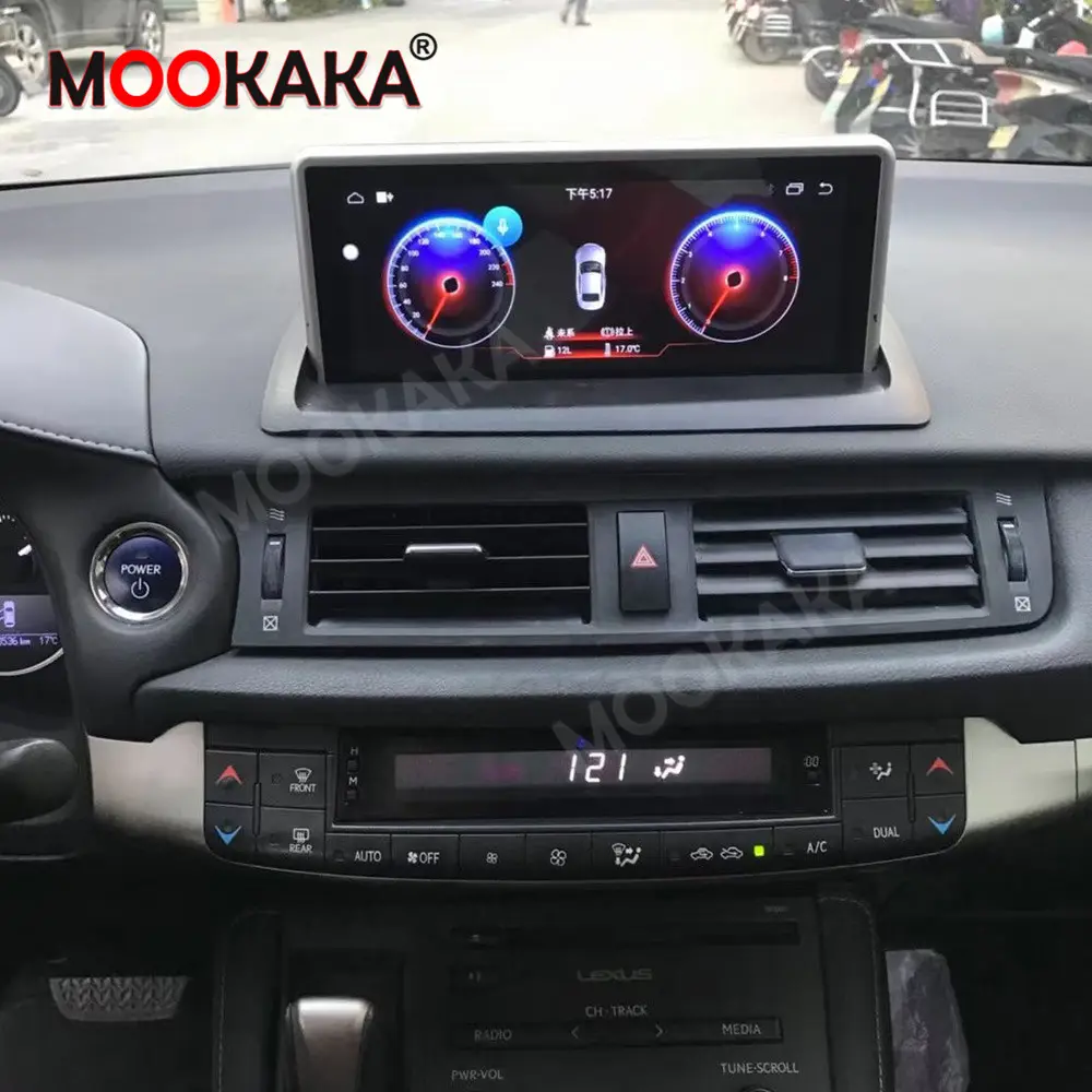 4 128G per Lexus CT 200 lettore multimediale per auto Android navigazione GPS Audio schermo Stereo unità principale registratore a nastro