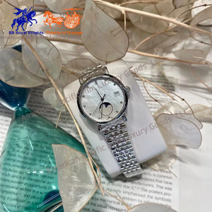 Montre-bracelet automatique de luxe Longnes pour hommes et femmes, design simple, mouvement à quartz, logo personnalisé, montre tendance, vente en gros directe - Product Image 6