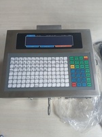 Timbangan WIFI Multibahasa dengan Printer Barcode, Timbangan Gantung untuk Label Ikan Kering, Timbangan Pencetak Label