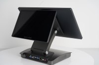 Платежный терминал системы POS, 15,6 дюймов, устройство для обработки данных, настольный электронный интеллектуальный современный кассовый аппарат