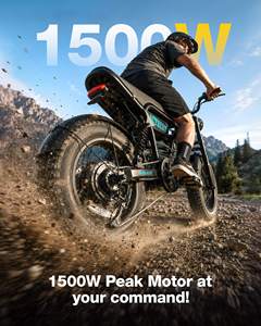 Vélo électrique ACTBEST Blaze US Local Stock 1500W Peak 16" <span class=keywords><strong>Fatboy</strong></span> Tire Scrambler - Product Image 2