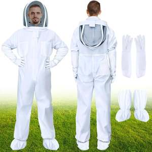 Traje de Apicultura Ventilado Profesional – Traje Protector de Cuerpo Completo con Velo Desmontable para Apicultores - Product Image 3