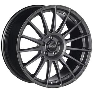 CERCHI EN LEGA SUPERTURISMO LM 7,5x17 5x100 ET 35 LETRAS PLATA GRAFITO MATE - Product Image 1