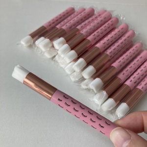 Cepillo de limpieza de pestañas con cerdas suaves para limpiador de espuma de pestañas, champú de pestañas, limpieza de extensiones de pestañas, venta al por mayor - Product Image 4