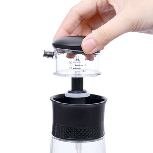 Dispenser botol cuka dan tekanan dapur, Dispenser dapur tanpa titik memasak minyak zaitun dan cuka dengan pengukuran - Product Image 2