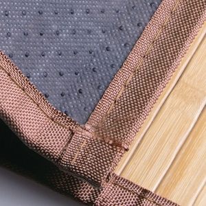 高級シャワー用竹木製バスフロアマットFormbu竹フロアマットバスルーム用滑り止め耐水性ランナーラグ - Product Image 4