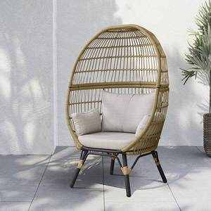 Leichter Klappbarer Stahlrahmen-Neststuhl für Dachterrasse und Sonnenbaden im Freien - Product Image 2