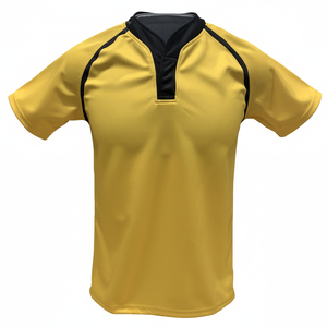 Conjunto de Jersey de Rugby Amarillo Personalizado de Alta Calidad, Transpirable, de Secado Rápido, Antibacterial, Anti-UV, Tallas Grandes, Hecho en Pakistán, Elegante - Product Image 1