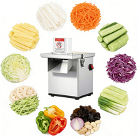 3-in-1 Commerciële Groente- & Aardappel-Fruit Snijder Elektrische Dicer Slicer Shredder Machine Laag Geluidsniveau 220V UK Restaurants Bakkerijen