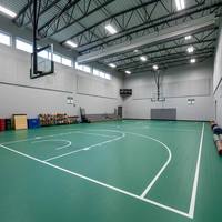 HANLI 4,5mm Gem-Textur Professioneller Basketball PVC-Sportboden, Antibakteriell Rutschfest