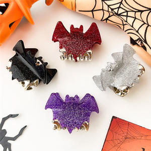 5cm per bambini Mini Halloween <span class=keywords><strong>pipistrello</strong></span> fermaglio per capelli ragazza Punk vampiri forcina per donna in <span class=keywords><strong>Costume</strong></span> per festa accessori per capelli regali Festival - Product Image 3