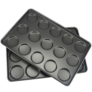 Molde para Hornear Panecillos de Hamburguesa Antiadherente de 15 Cavidades y 60x40 cm - Product Image 1