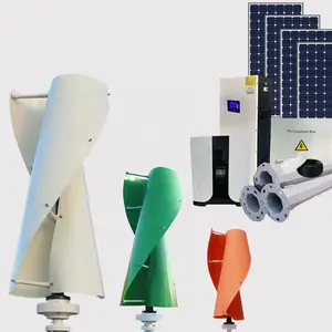 Gerador de turbina eólica de eixo vertical de energia solar e eólica 1KW 2KW 3KW 5KW 10KW