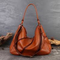 Sacs Hobo Vintage Personnalisés en Cuir Véritable pour Femmes – Sacs à Bandoulière Quotidiens OEM/ODM à Marque Privée