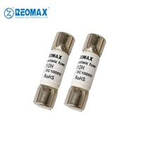 Fusible de 10x38mm, 20A 25A 30A 32A 40A 50A 60A, Fusible de Alta Corriente de Acción Rápida y Retardo de Tiempo para Energía Solar Fotovoltaica/Vehículos Eléctricos/Multímetro DMM, UL CE RoHS