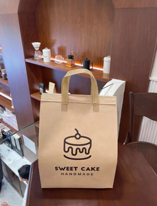 Sac isotherme anti-fuite LANJO avec logo personnalisé, sac à emporter pour restaurant, livraison de gâteaux - Product Image 5
