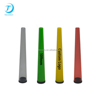 Tube conique en plastique OEM PS, tube conique en plastique résistant aux enfants, plusieurs couleurs pour l'emballage de compléments alimentaires à base de plantes